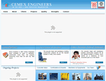 Tablet Screenshot of cemexengineers.com